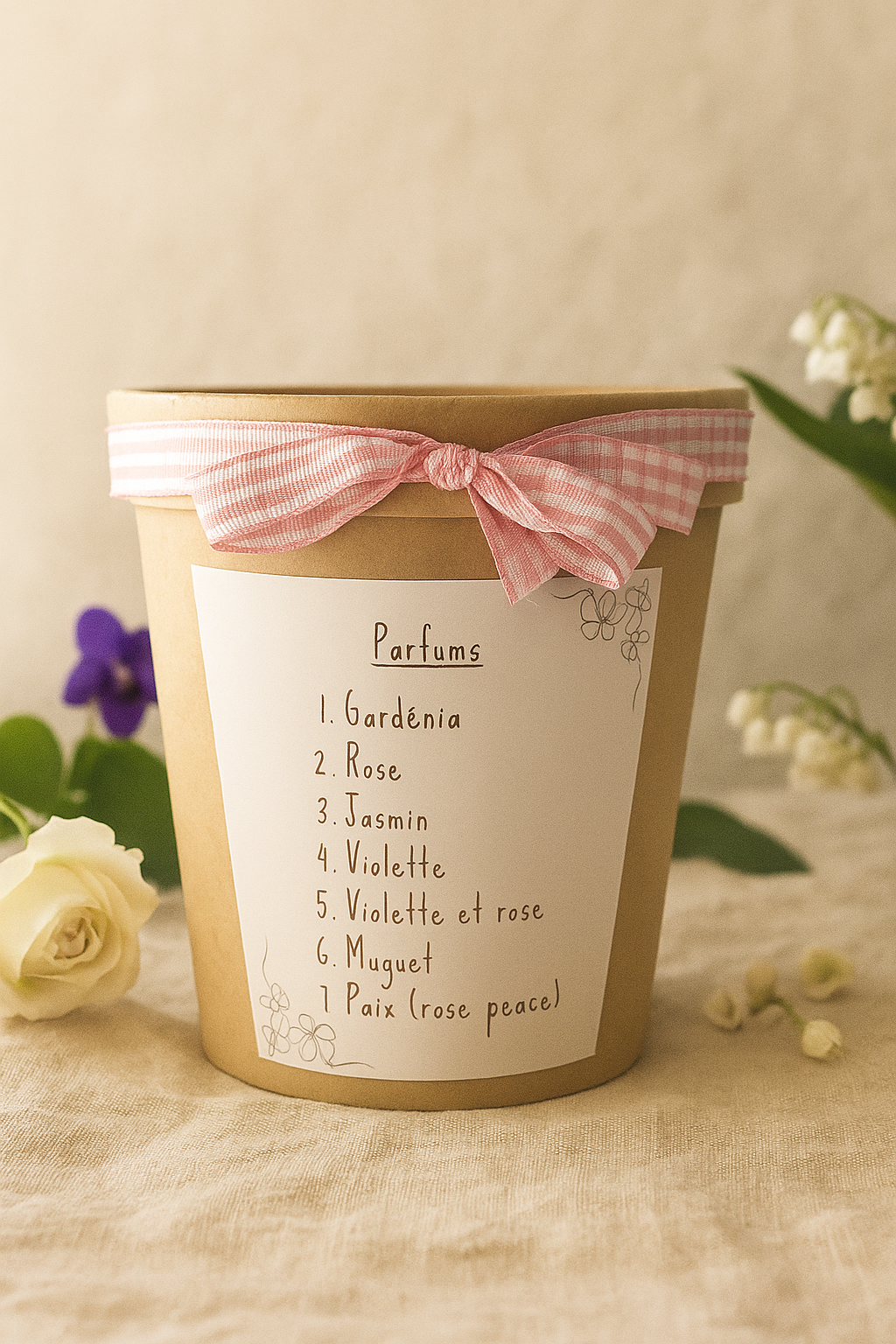 Box de 7 fondants parfumés