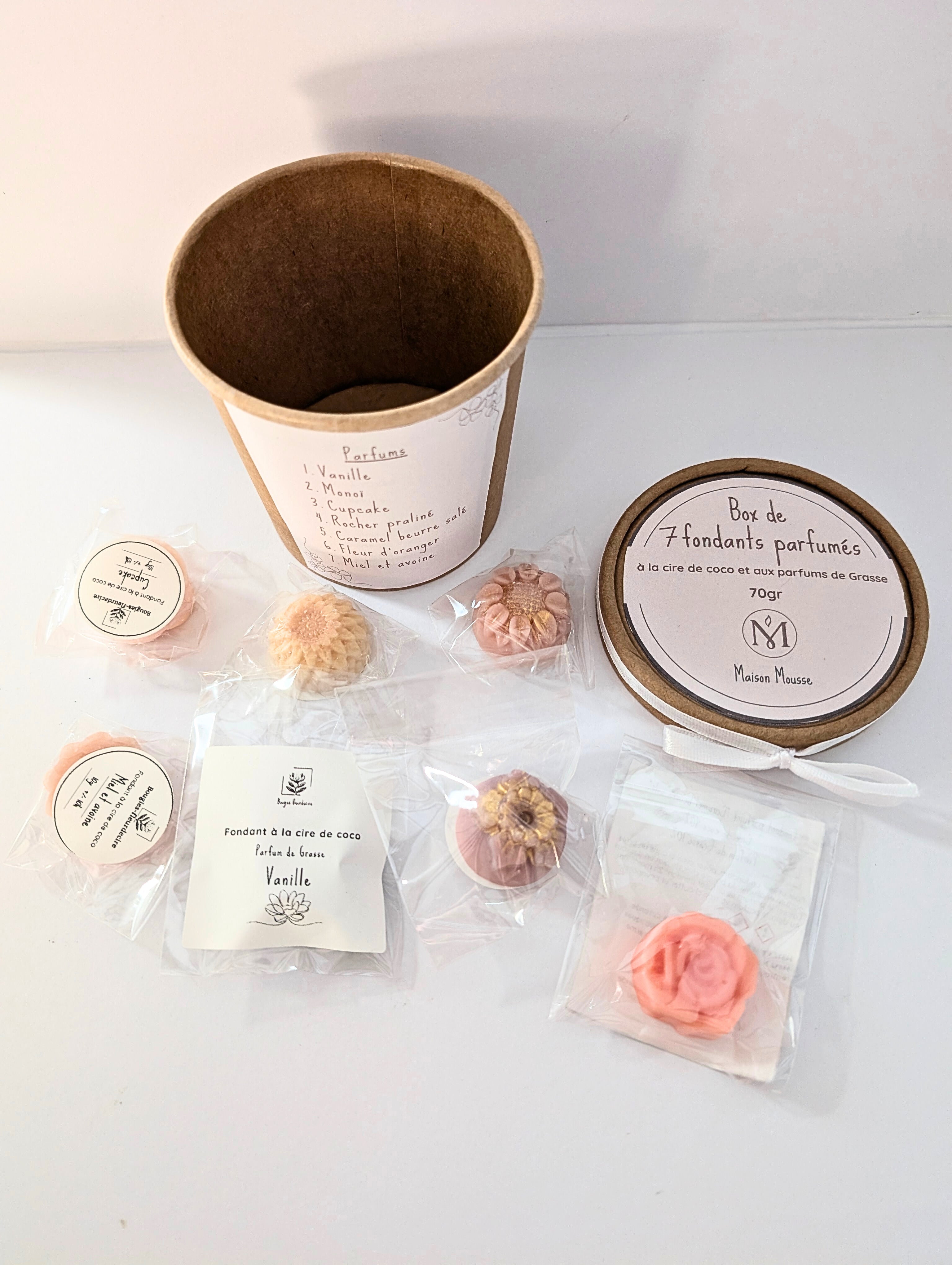 Box Découverte 7 fondants parfumés – Sucrée