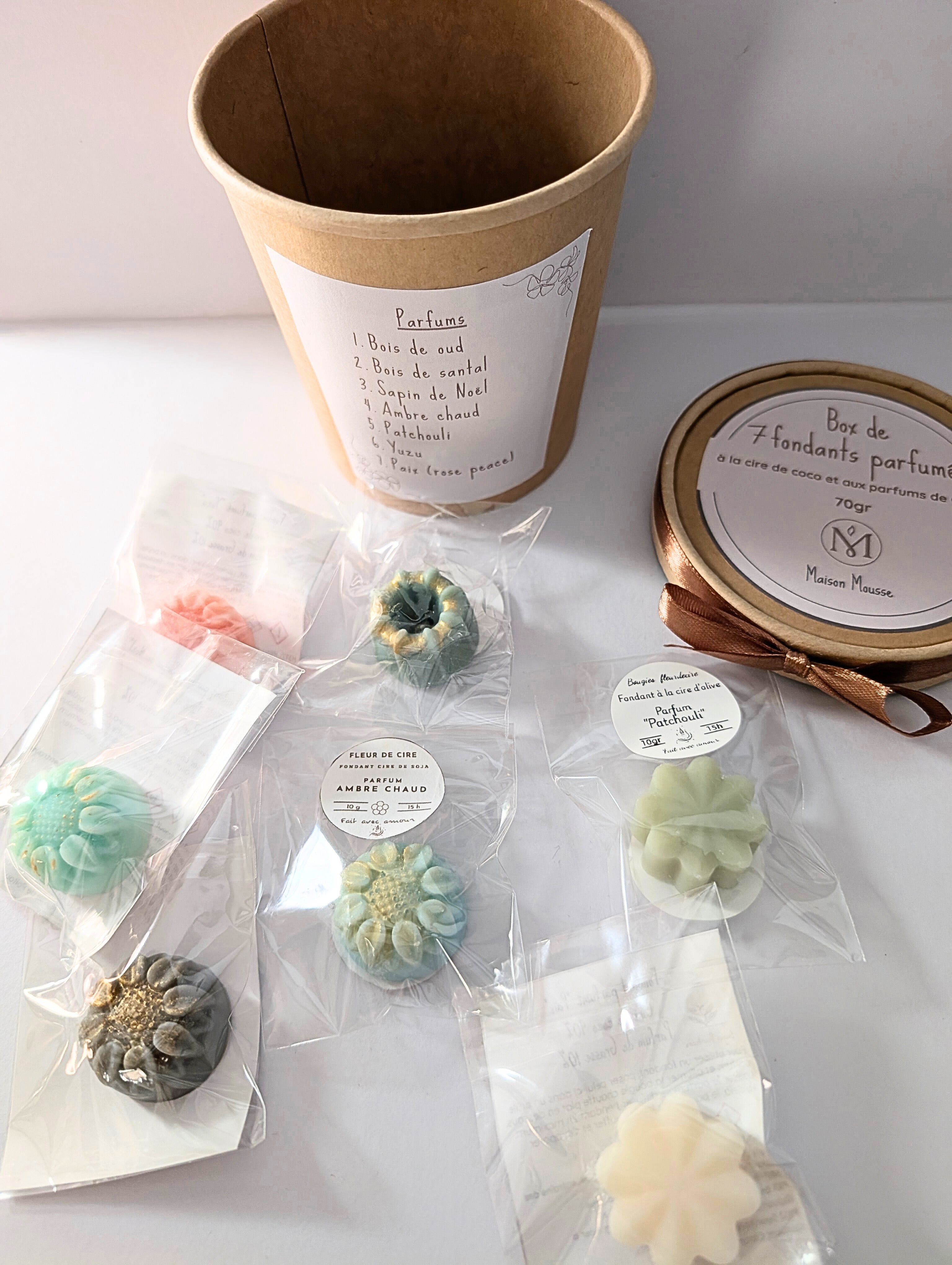 Box Decouverte 7 fondants parfumes – Boisee