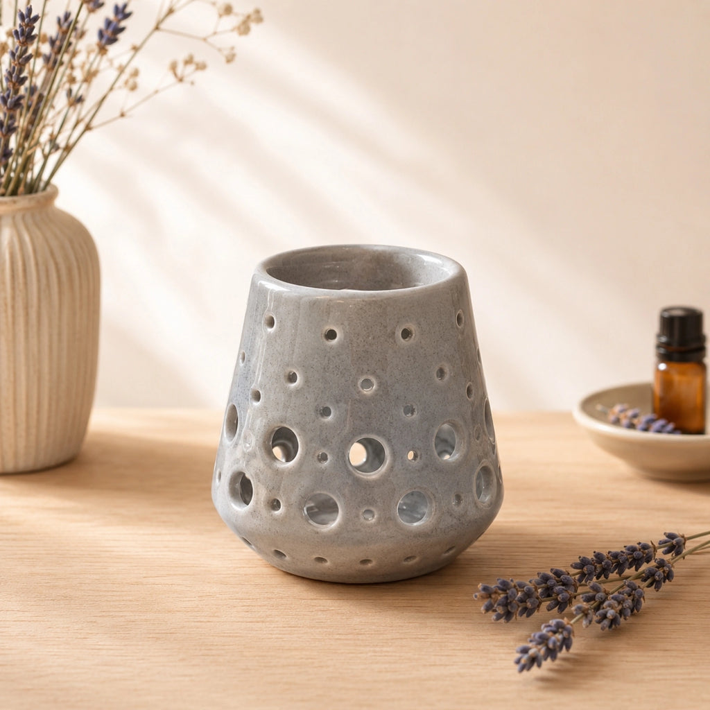 Brûle-parfum en céramique laquée « LOOB »