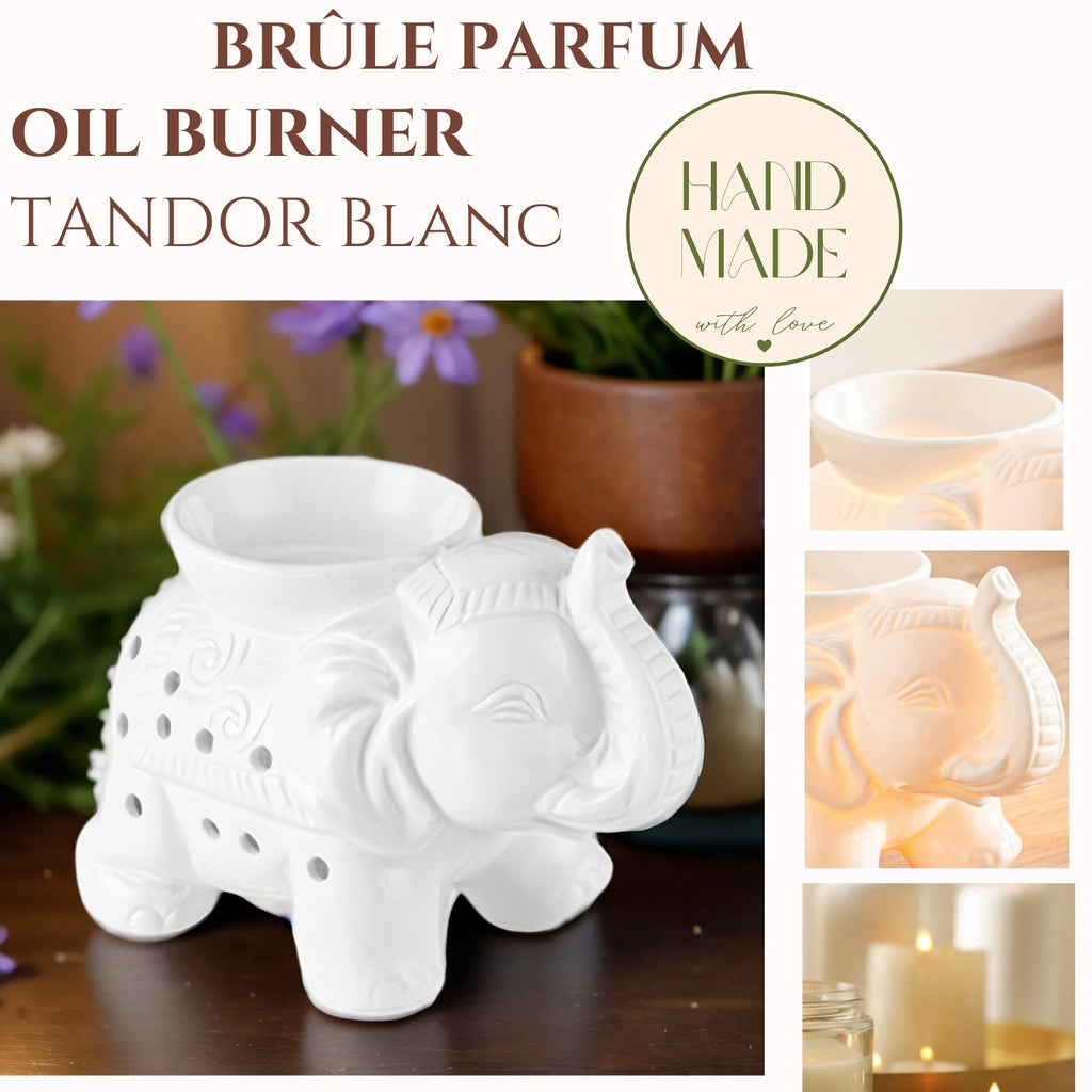 Brule parfum Série Céramy - Tandor Blanc