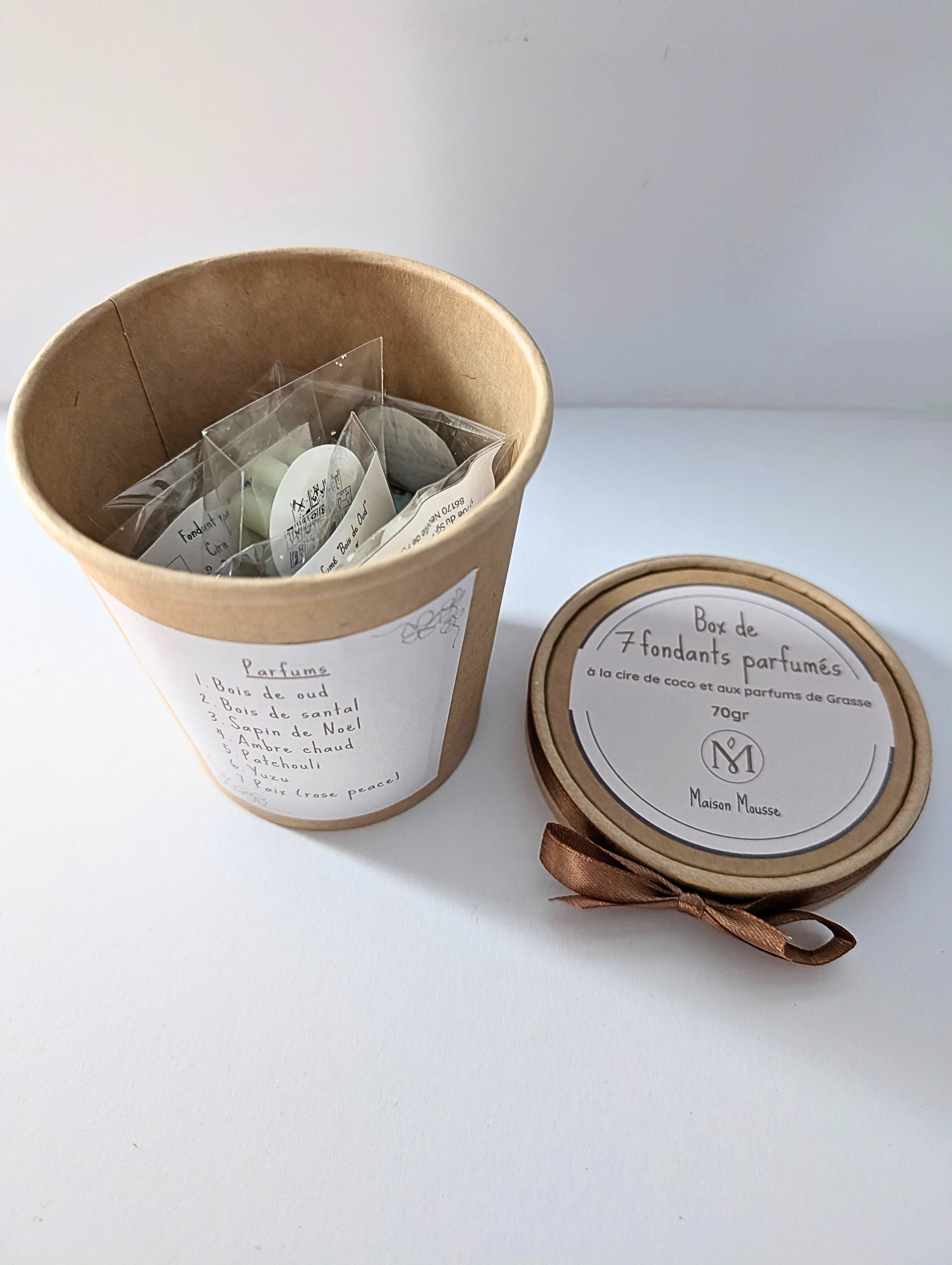 Box Decouverte 7 fondants parfumes – Boisee