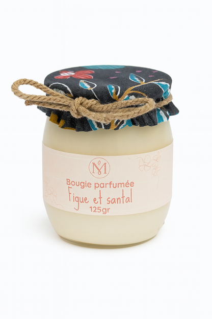 Bougie parfumée figue et santal
