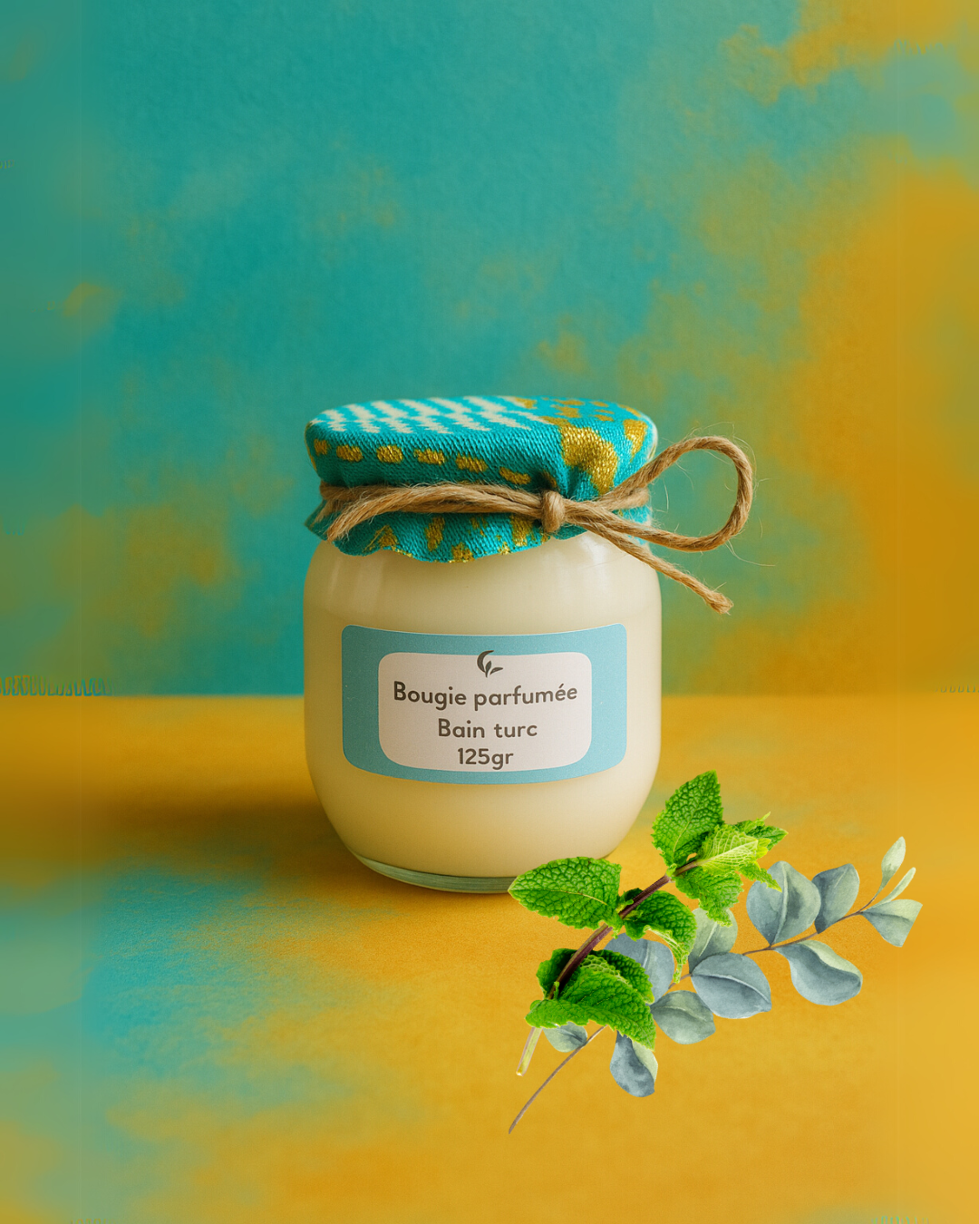 Bougie parfumee bain turc maison-mousse