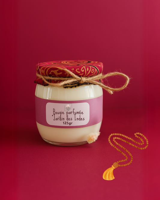 Bougie parfumee jardin des indes maison-mousse