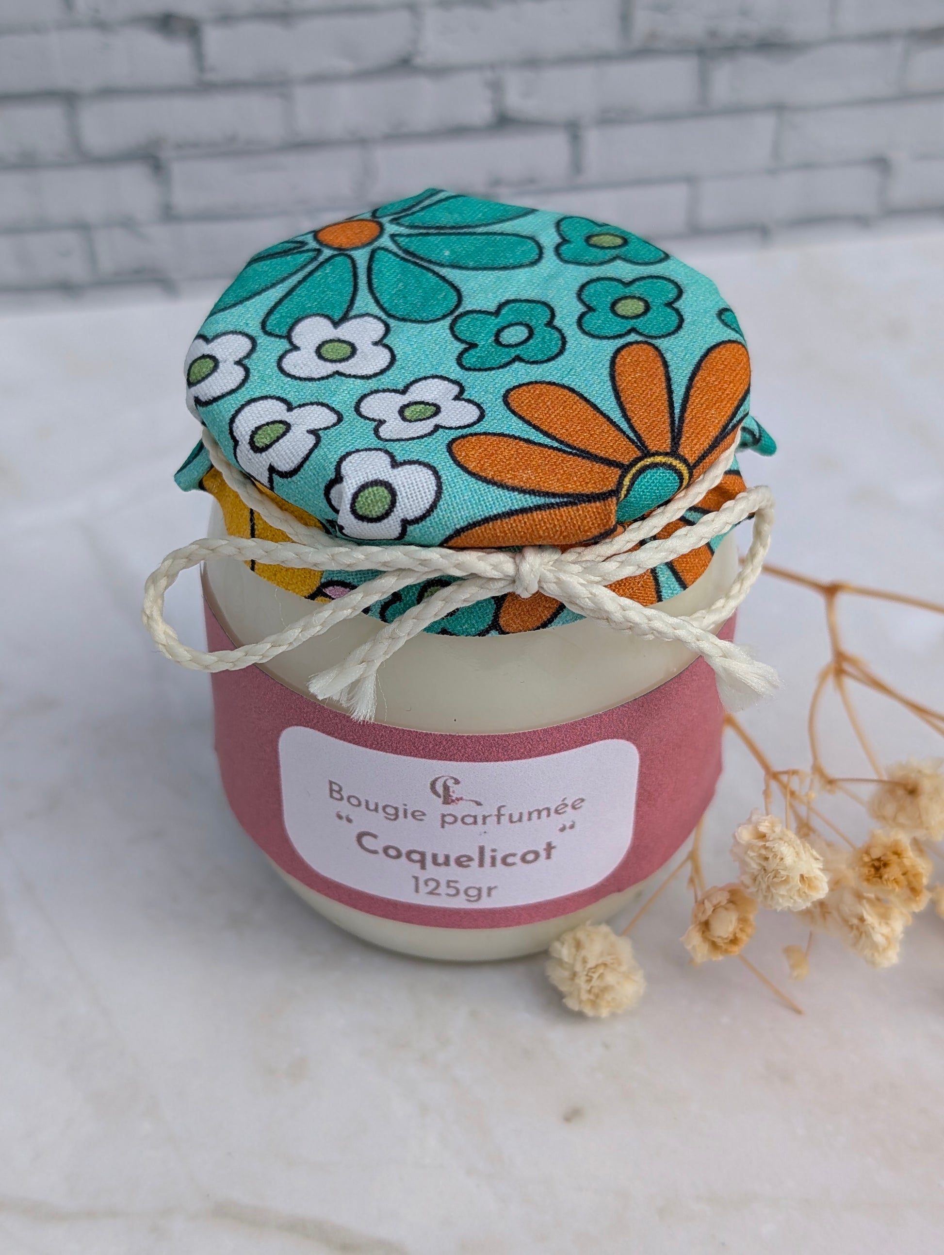 Bougie parfumee coquelicot maison-mousse
