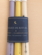 Bougies d'intention, coffret "Clairvoyance"
