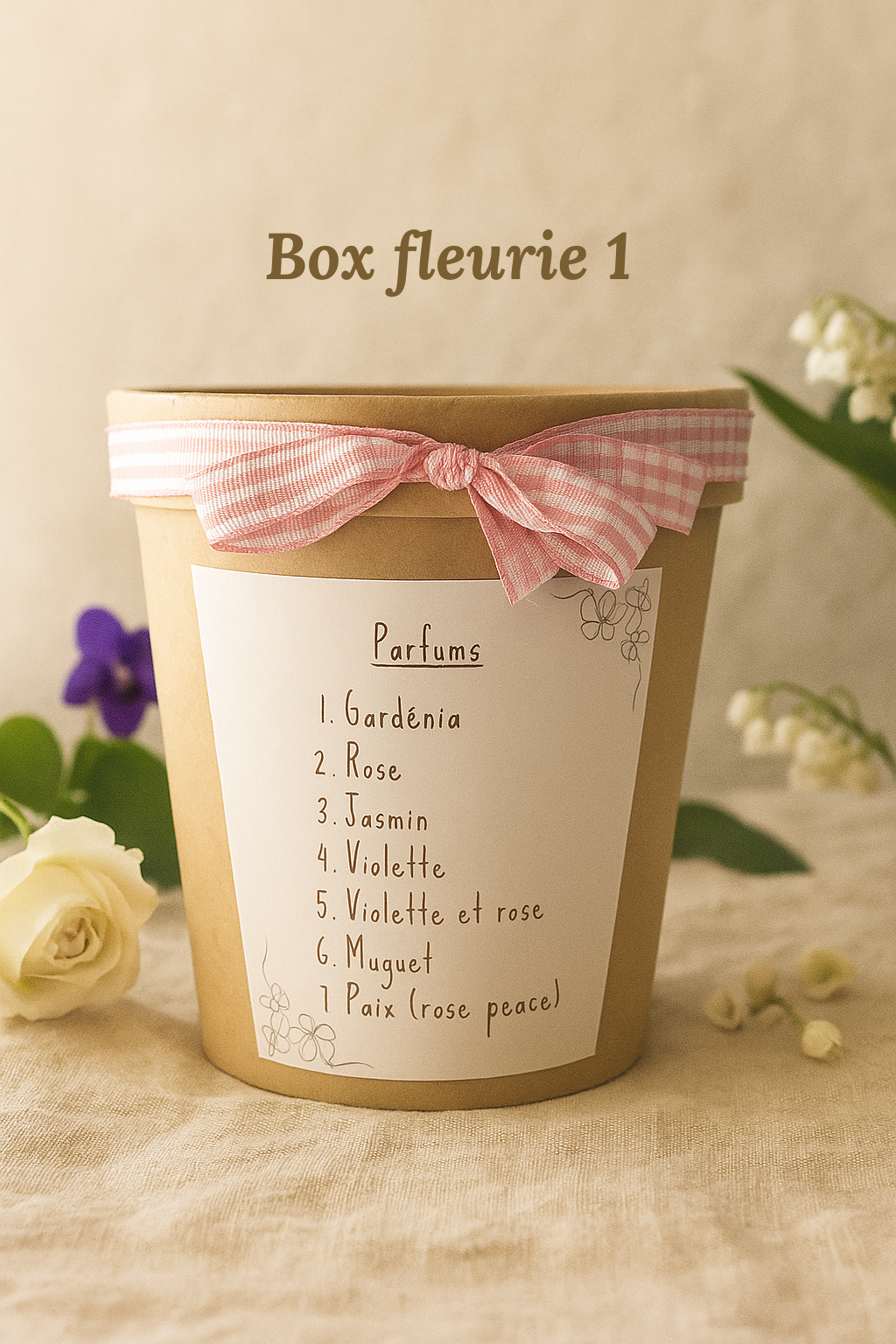Box Découverte 7 fondants parfumés – Fleurie