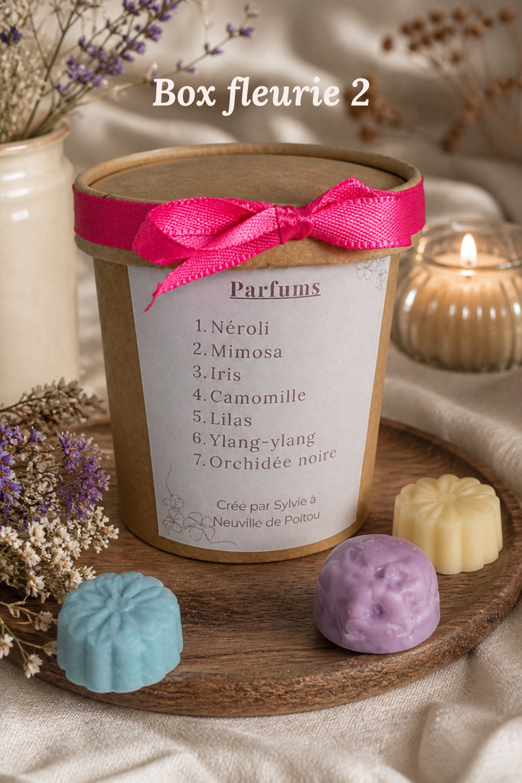 Box Découverte 7 fondants parfumés – Fleurie