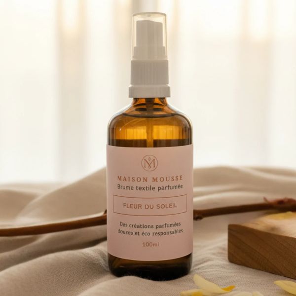 Brume Textile Sans Alcool « Fleur du Soleil »