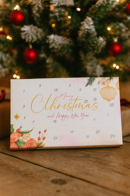 Calendrier de l’Avent – 25 fondants parfumés en cire d’olive