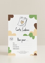 Carte Cadeau Maison Mousse