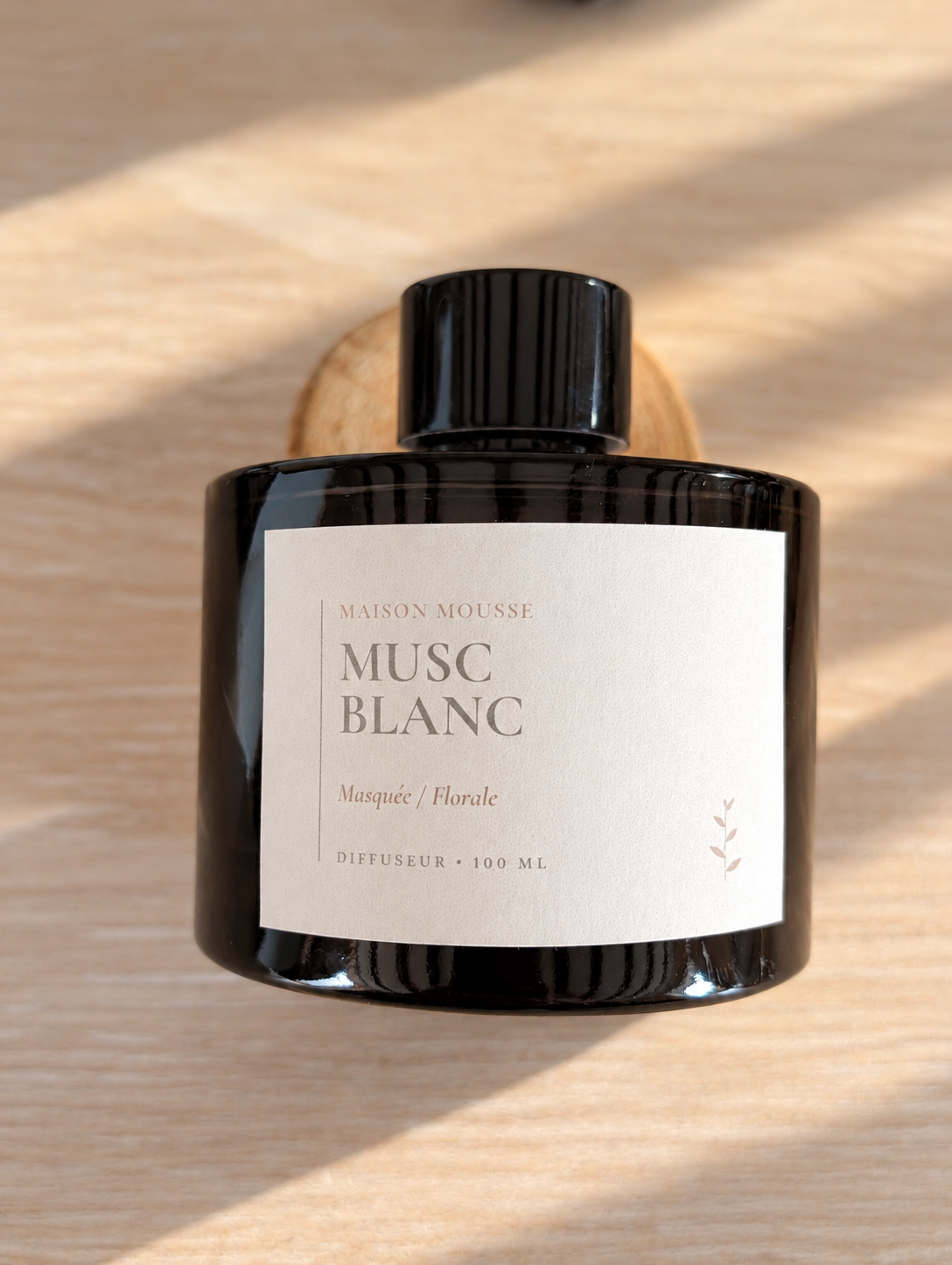 Diffuseur à tiges sans alcool « Musc blanc »