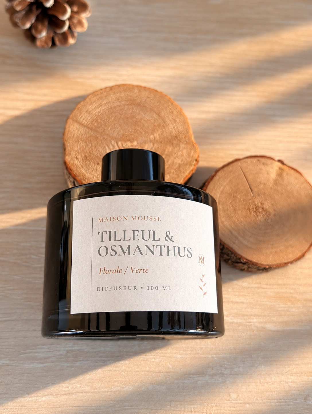 Diffuseur à tiges sans alcool « Tilleul et Osmanthus »