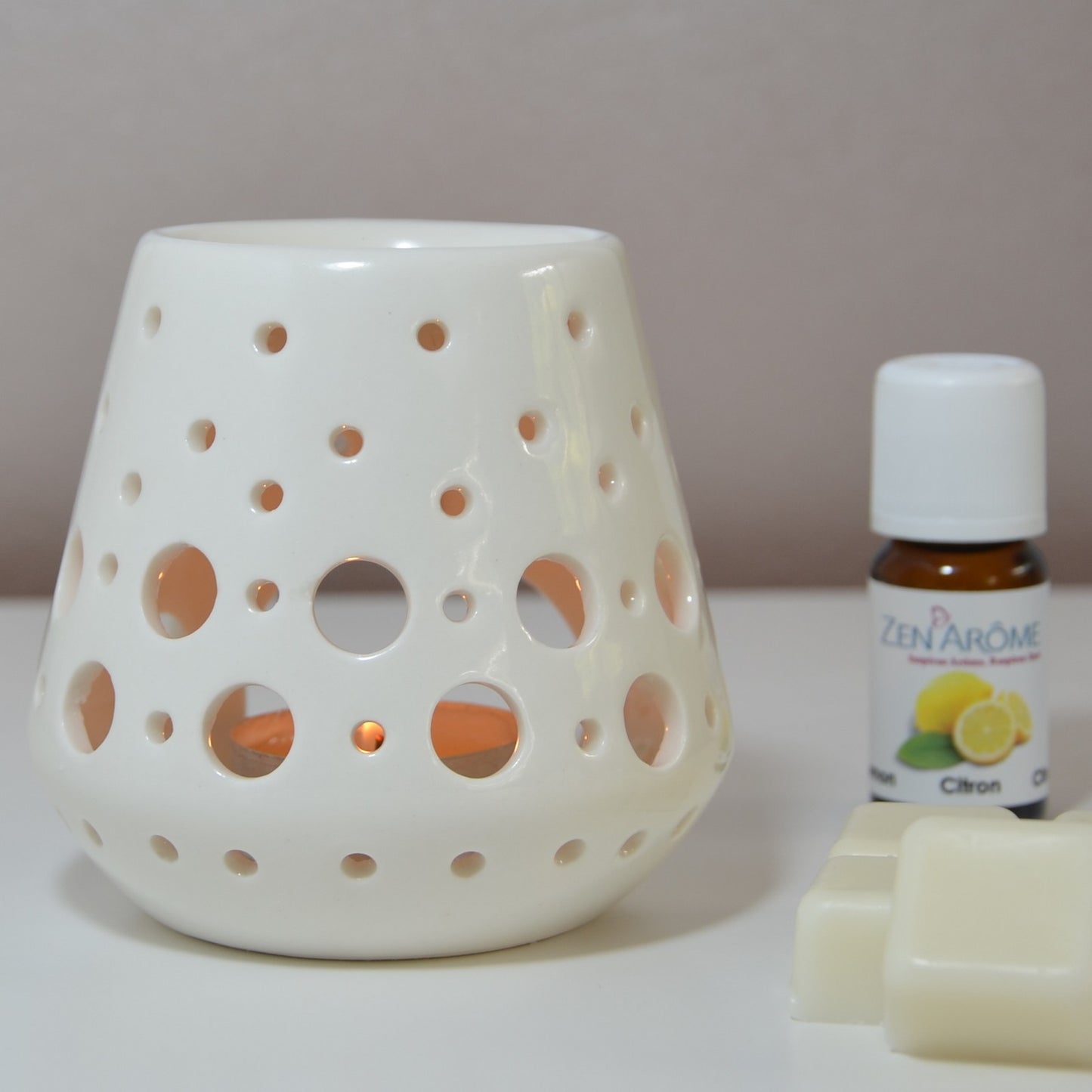 Diffuseur de parfum Blanc en ceramique