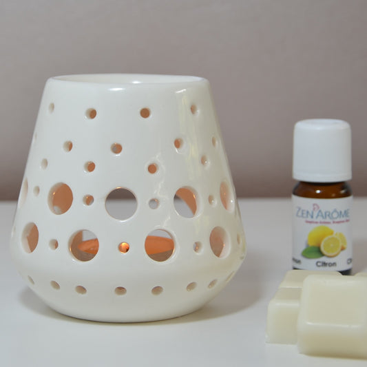 Diffuseur de parfum Blanc en ceramique