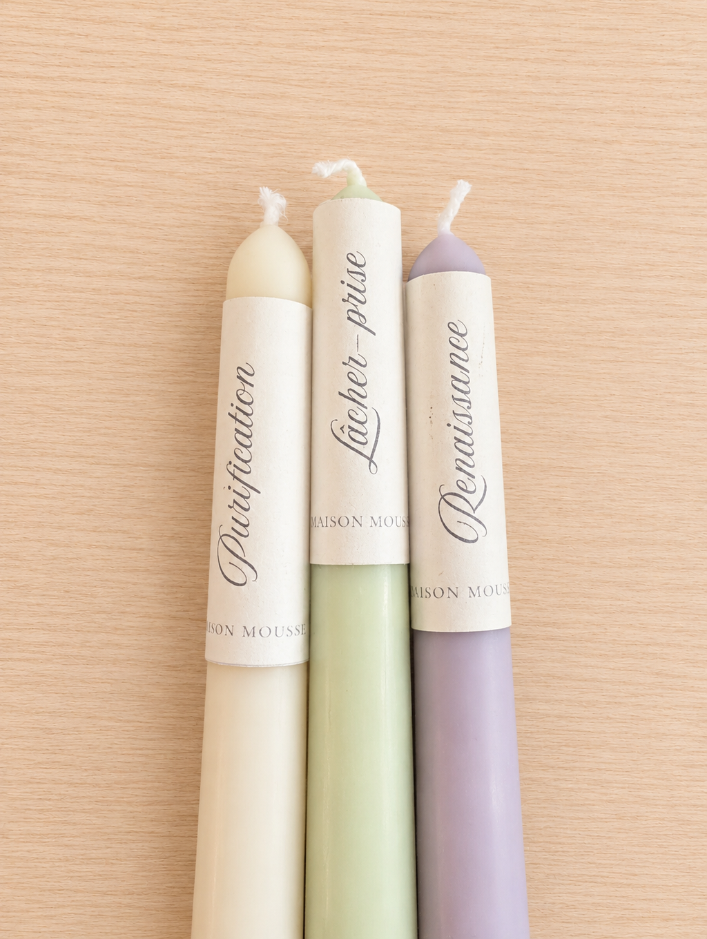 Bougies d'intention, coffret "Renouveau"