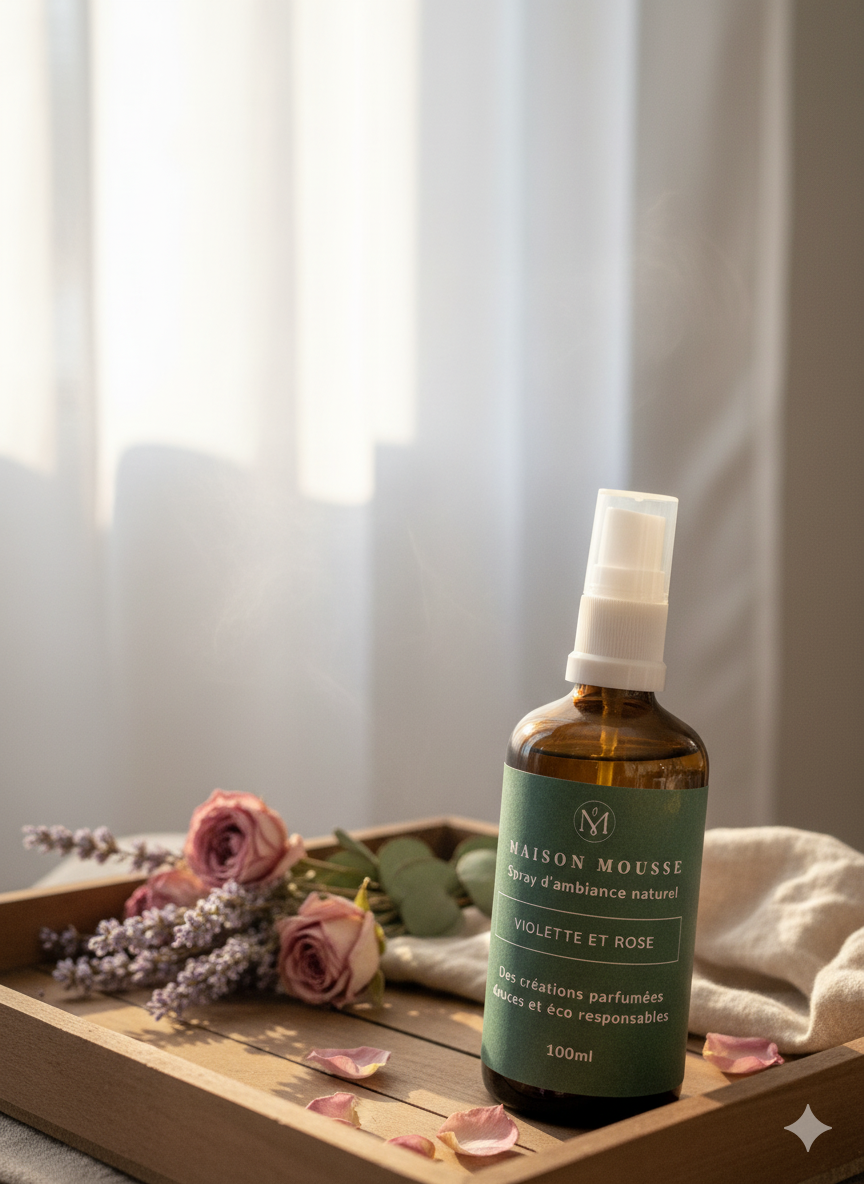 Spray violette et rose