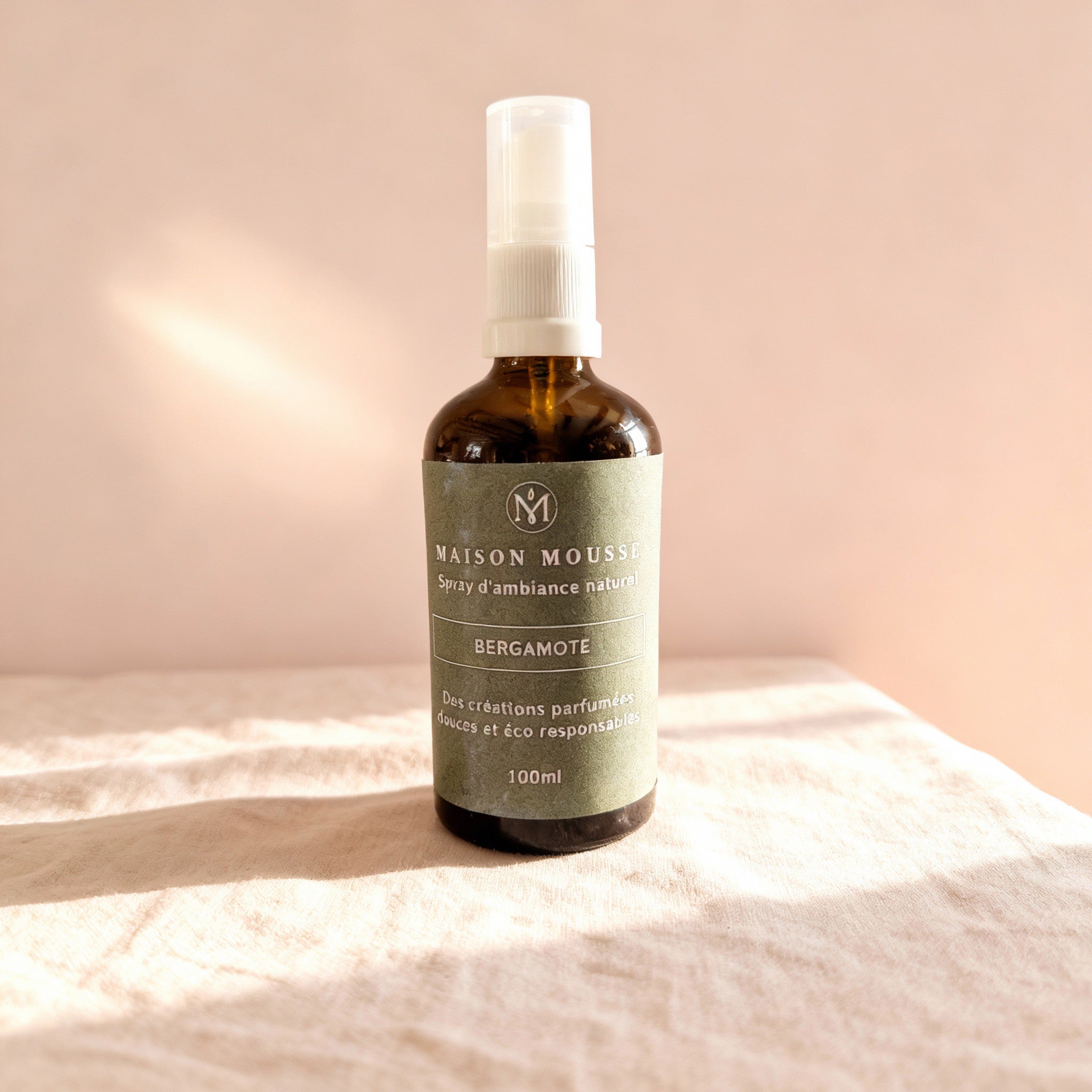 Spray d'ambiance sans alcool "Bergamote"