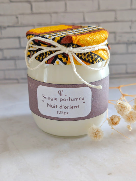 bougie parfumée nuit d'orient maison-mousse