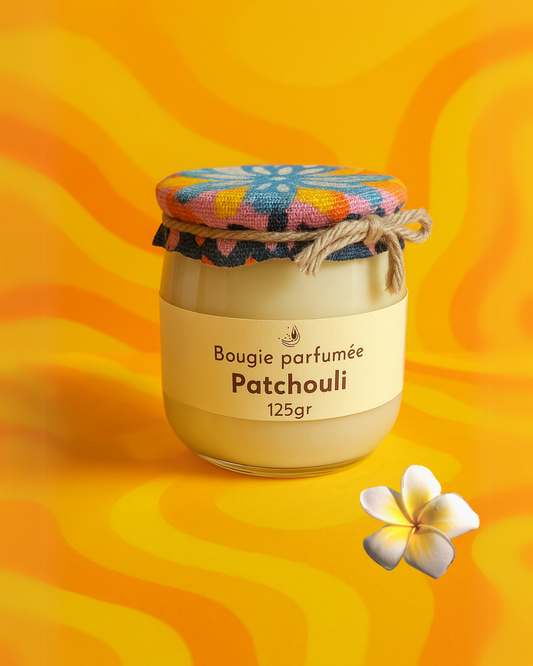 bougie parfumée patchouli maison-mousse