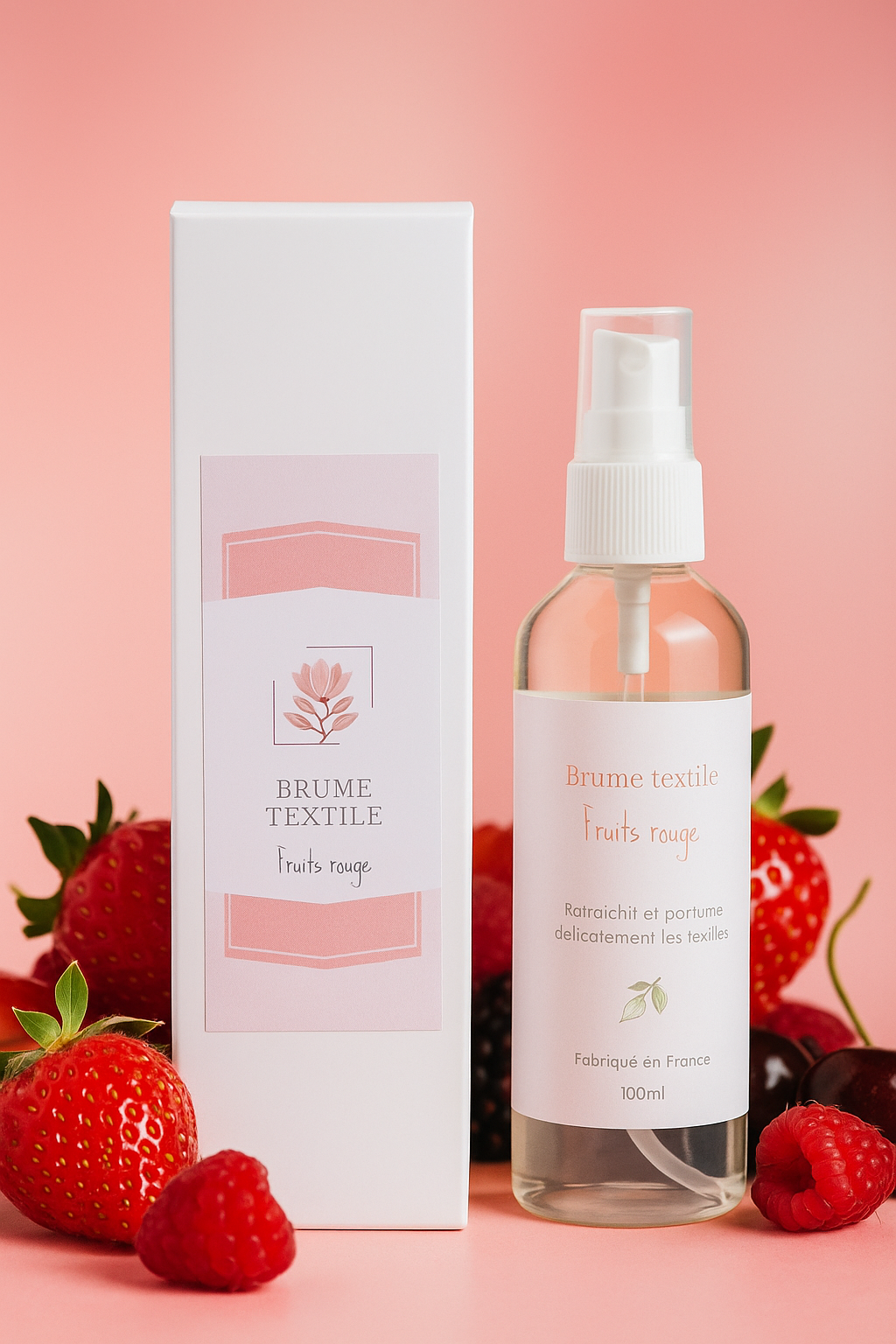 brume textile fruits rouge maison-mousse