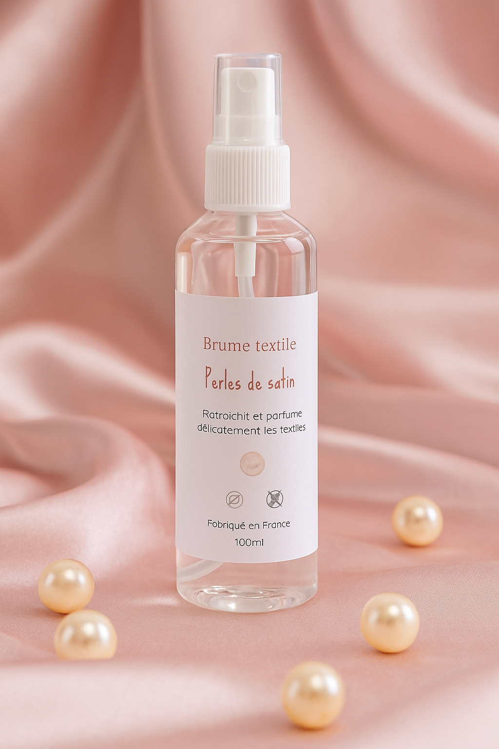 brume textile perles de satin maison-mousse