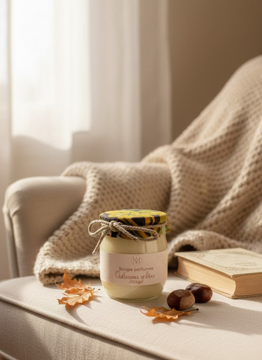 Bougie "Châtaigne grillée"