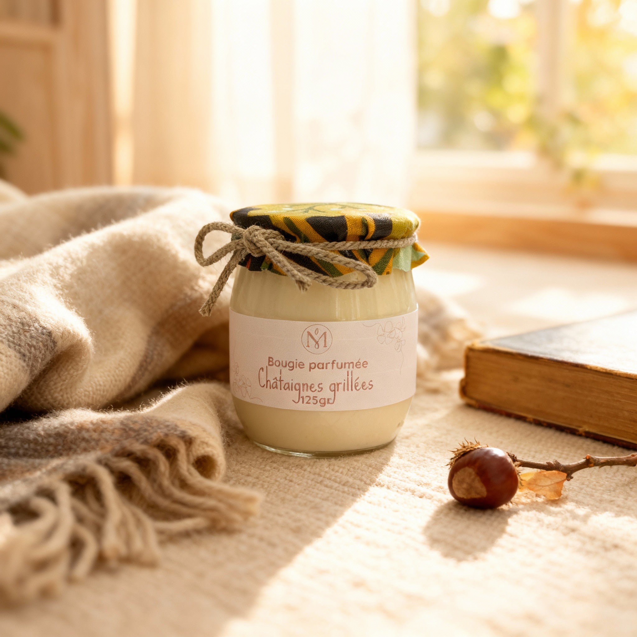 Bougie "Châtaigne grillée"