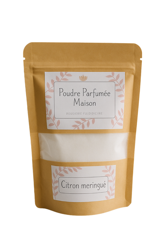 poudre parfumée citron meringué maison-mousse