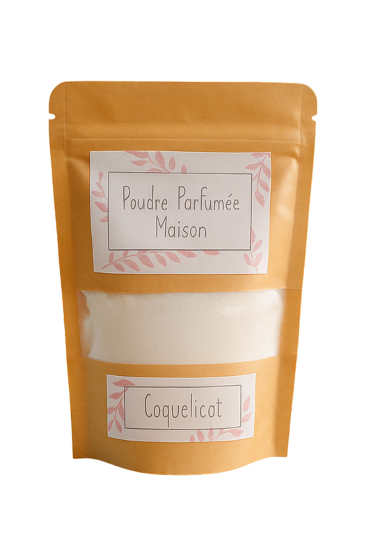 poudre parfumée coquelicot maison-mousse