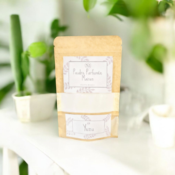 Poudre parfumée artisanale, Yuzu