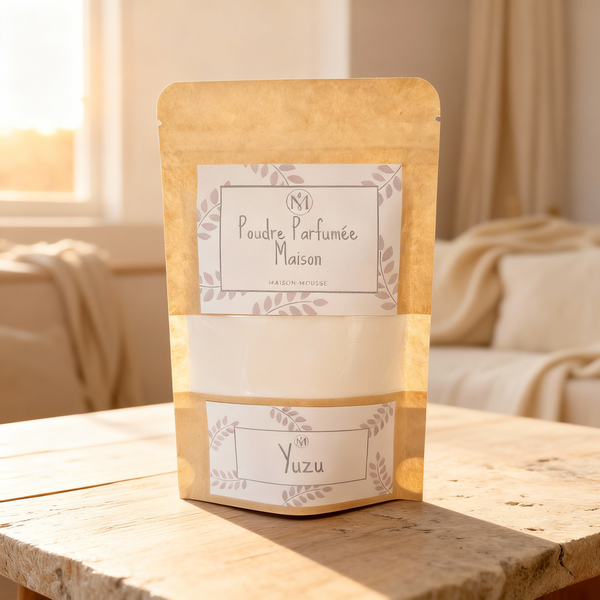 Poudre parfumée artisanale, Yuzu