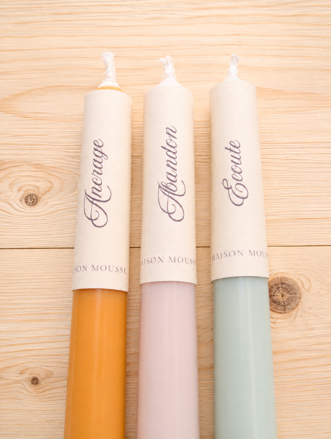Bougies d'intention, coffret "Reliance"